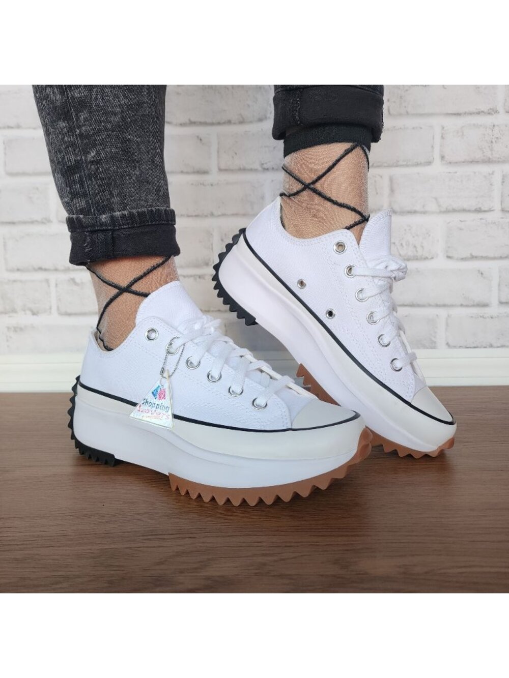 Converse Run Star Hike Canvas Platform Sz 10 Womens Shoes Sneakers White 168817C